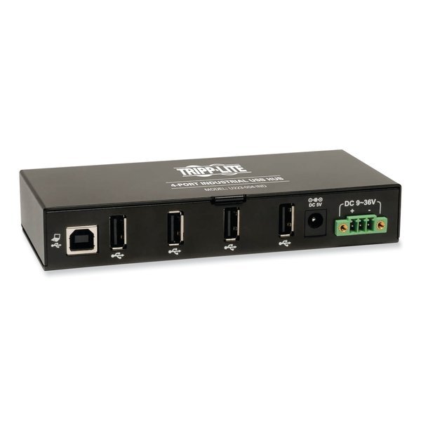 Tripp Lite USB 2.0 Mini Hub, 4-Port, Black U223-004-IND